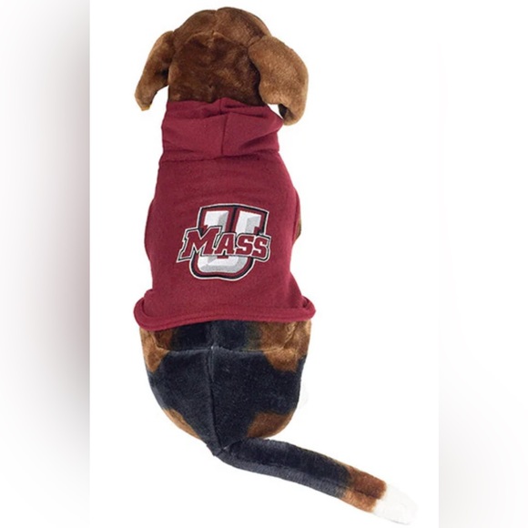 All Star Dogs Other - NWT [All Star Dogs] UMass Massachusetts Minutemen NCAA Maroon Pet Hoodie Sz XS